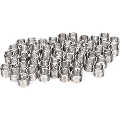 50 Stück Gewindemutter-Reduzierstück-Reparaturwerkzeug aus Edelstahl M10x1x1,5D (1/5)