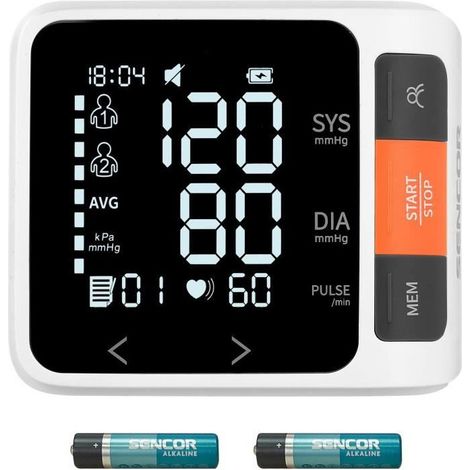 Tensiometre numérique - SENCOR - SBD 0900WH - Blanc (1/5)