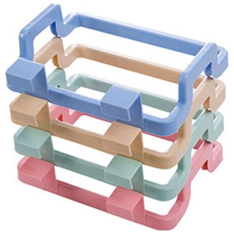 Pair Lntyq 4 Pièce Porte d'armoire Porte-Sac Ordures,Suspendu Un Support de Cuisine Poubelle Support Sac Poubelle Etagère de Rangement Porte-Sacs Poubelle Portant,pour Poubelle à Suspendre (1/5)