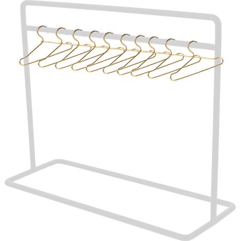 1 ensemble de cintres pour vêtements de poupée, portant à vêtements de poupée, séchoir à vêtements de poupée, cintres pour poupée (1/5)