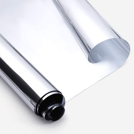 Film de confidentialité pour fenêtre miroir à sens unique Anti-chaleur Anti-UV Protection la vie privée Office Home Store 2Pcs 40200CM (1/5)
