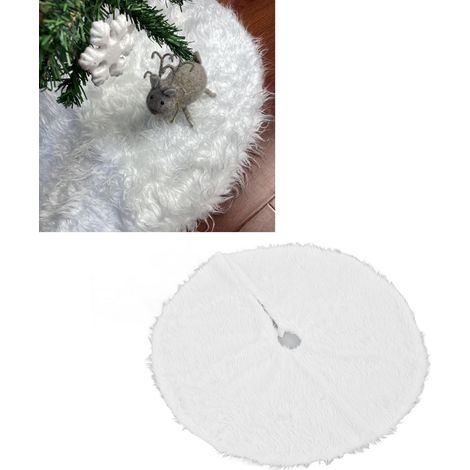 Weihnachtsbaumdecke, mit Fleece gefütterte Weihnachtsbaumdecke, Weihnachtsbaumdecke für langes Haar (1/5)