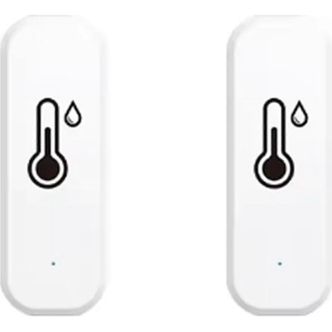 Capteur de température et d'humidité Wi-Fi, capteur d'humidité intérieure, alimenté par batterie, application de surveillance pour la maison, commande vocale (1/5)
