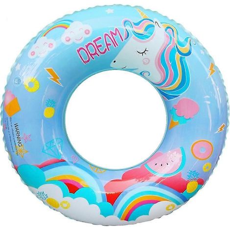 Bouée gonflable en forme de licorne, à la structure épaisse, pour les enfants de 5 à 9 ans, pour la natation en piscine et une utilisation en extérieur.-AquaForge (1/5)
