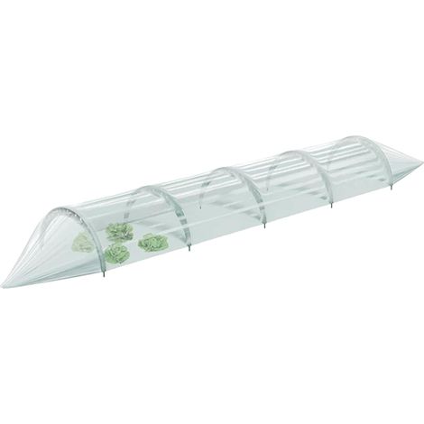 KOTARBAU® Serre Tunnel de Jardin, Tunnel de Forcage 30 x 240 cm, Serre de Jardin de Sol, Tunnel Horticole, Mini Serre, Tunnel de Croissance, PVC, Verte (1/5)