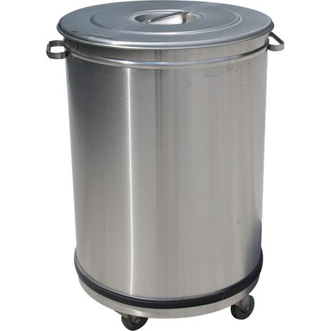 Poubelle avec couvercle sur roues 50 litres - Diamond (1/2)