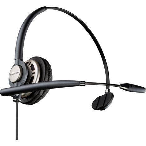 Poly EncorePro HW710 monaurales Headset + Tragetasche + Schnellkupplung