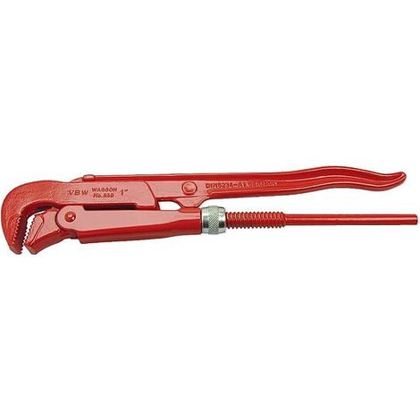 VBW Rohrzange 90° - 2'' rot lackiert - nach DIN 5234 A - 950020