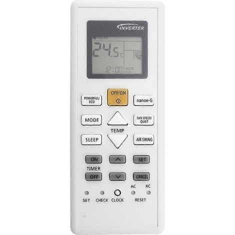 Télécommande de remplacement A75C18090 pour climatiseur Panasonic A75C18090 (1/4)