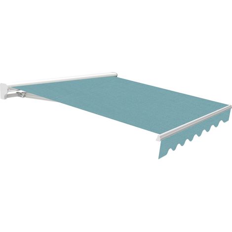 Wasabi - Toldo Exterior Enrollable 4x2,5 Aqua – Estructura Semicofre de Aluminio - Lona Acrílica Protección Solar UV (1/5)