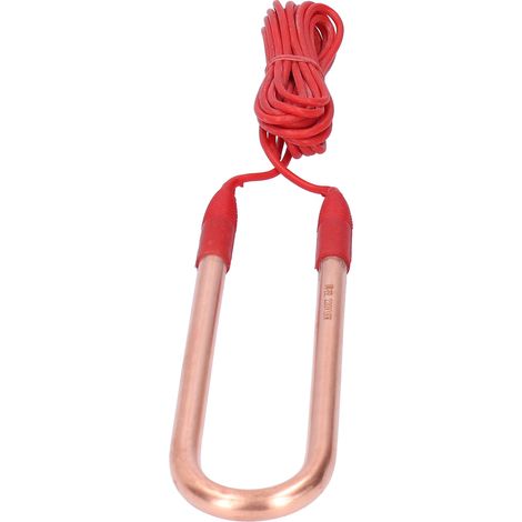 220-V-Elektroheizrohr aus Messing, explosionsgeschützt, U-förmig, 115 cm Kabel (1 kW 23 x 6,5 x 1 cm) (1/5)