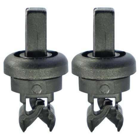 QORVA-4 Pièces Plage Arriere Clips de Fixation Voiture, Clips de Fixation pour Étagère Arrière Compatible  au Nissan Qashqai