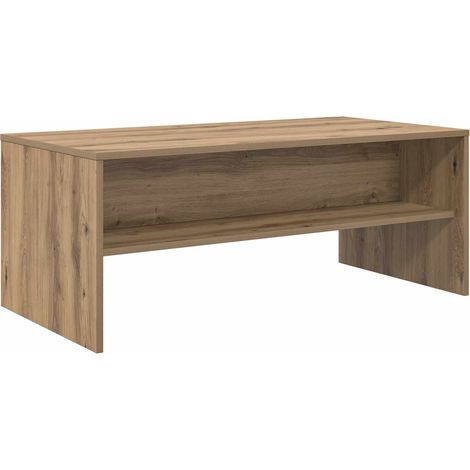 Maison Exclusive - Mesa de Café Roble artisan 100 x 50 x 40 cm (1/5)