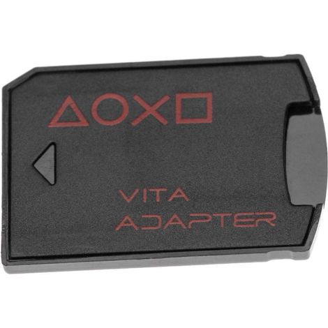 vhbw SD Card Adapter compatible with PlayStation Vita 1000 game console - SD Memory Card Converter, black