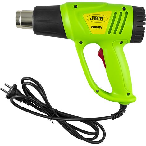 Soffiatore d'aria calda jbm 1600w 50-600ºC 250-550L/min