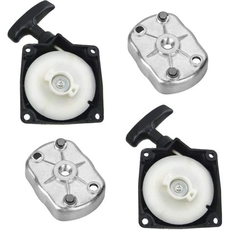 Avviamento a strappo + piastra di comando per decespugliatore, tosaerba, mini moto da cross, scooter e tritatutto da 33 cc, 43 cc, 47 cc, 49 cc, 50 cc.