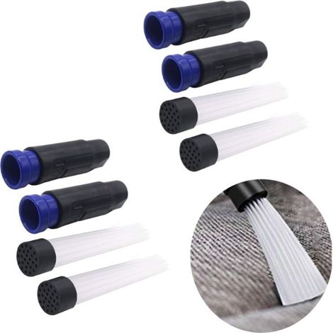 Lot de 4 Tubes de Paille pour Aspirateur Multifonctions Décapant de Brosse à Poussière, Accessoire d'Aspirateur Universel Portable Outils de Nettoyage Ménagers (1/5)