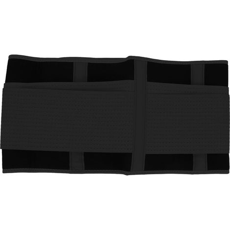 Ceinture de maintien respirante en maille pour exercices, taille ajustable, protection lombaire, noire, taille S