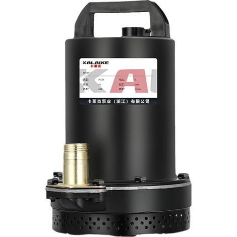 Pompe pratique thermoplastique submersible, pompe électrique portable de transfert de nettoyage/eau sale, adaptée pour piscine, baignoire, jardin, drainage d'étang (1/5)