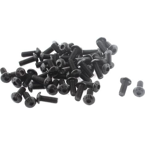 50 pièces M3 x 8mm en acier inoxydable 12,9, diamètre intérieur tube coupe, 10mm