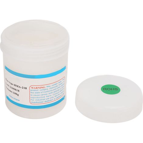 Pâte à souder Flux 100g Sans nettoyage, Résidu faible, Facile à étamer, Réparation électronique, Soudure rapide, Flux de brasage propre. (1/5)