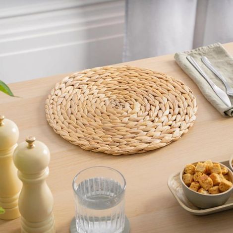 Set De Table - Jacinthe D Eau Tressee - 30 Cm - Cuisine Cafe Restaurant - Lot De 6 (1/5)