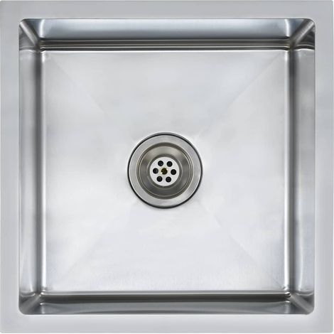 Fregadero de cocina hecho a mano acero inoxidable vidaXL
