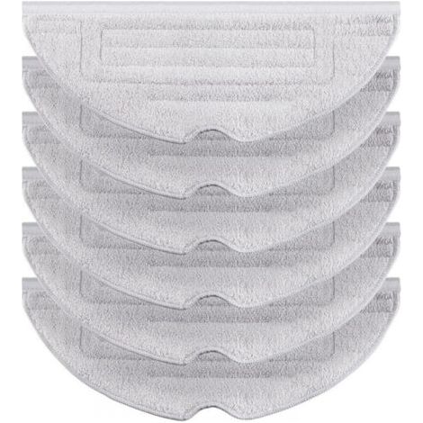 6pcs Serpillière pour Roborock S7 Pro Ultra S7 MaxV Ultra S7 Plus S7 Max Pièces de Rechange Accessoires pour Roborock S7 T7s T7s Plus Robot Aspirateur (1/5)