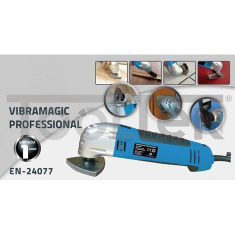 MINI SMERIGLIATRICE ANGOLARE LEVIGATRICE TRIANGOLARE 300W MULTIFUNZIONE (1/2)