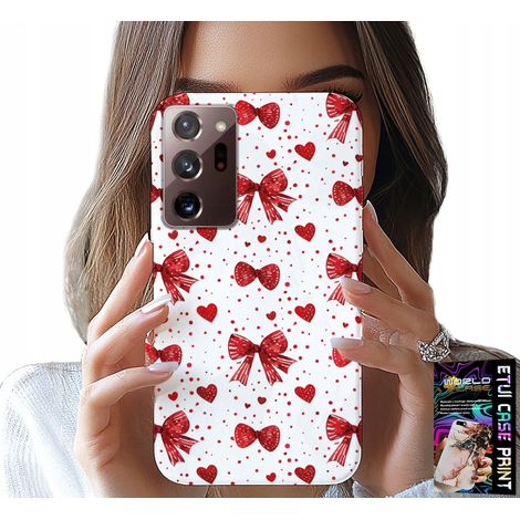 Hülle für Samsung Note 20 Ultra – Modische rote Schleifenmuster (1/5)