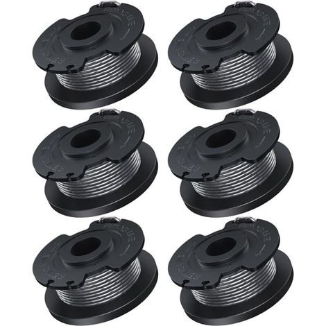 1,65 mm Durchmesser, 4,9 m Länge, Rasentrimmerfaden kompatibel mit Bosch, geeignet für EasyGrassCut Akku-Rasentrimmer, enthält 6 Stück F016800569 Rasentrimmerspule