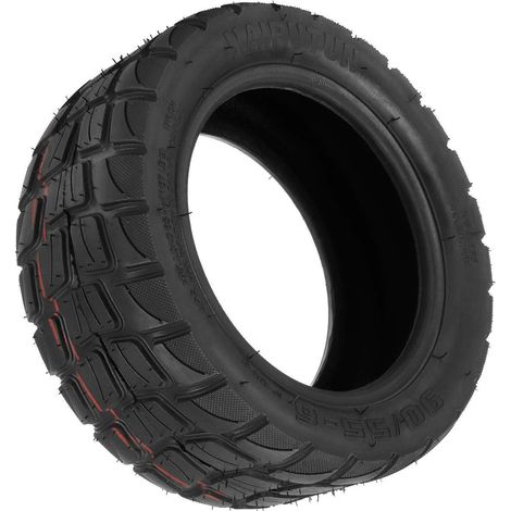 Pneus tout-terrain sans chambre à air NAIPUTUN 90/55-6 pour trottinettes électriques de 10 pouces, accessoires de pneus épaissis, anti-explosion et durables.