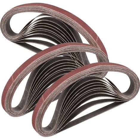 Bande Abrasive 10 x 330 mm,30PCS 320 grain Ensemble de Bandes Abrasives,pour une performance prolongée. (1/5)