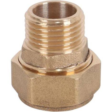 2 x 20mm x 1/2" Raccord à compression mâle pour tuyau composite aluminium, système de filetage multicouche, raccord de transition à compression (1/5)