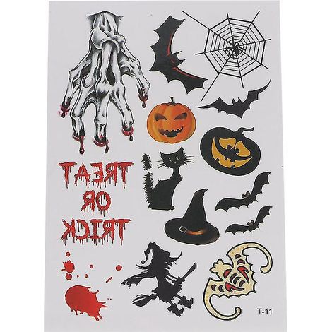 12 Halloween-Aufkleber für Halloween-Dekorationen (1/3)
