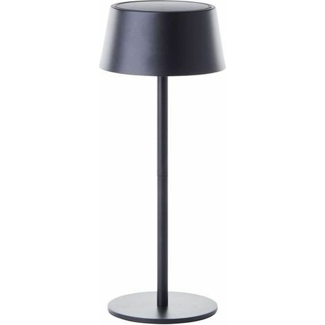 Lampe de table d'extérieur - BRILLIANT - PICCO - LED et solaire - Métal et plastique - 5 W - Noir dépoli (1/5)