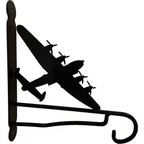 Lancaster Bomber Feature Bracket - Steel - Powder Coated Black