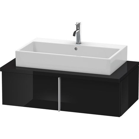 VERO mobile console basso 285x1000x518mm nero lucido
