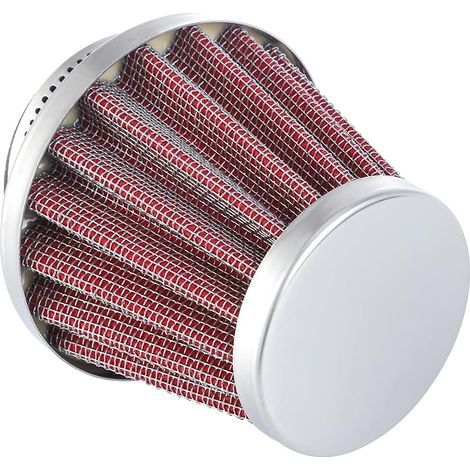 Filtre à air pour moto, filtre à air multi-applications double couche en acier calibre 34/35/36 mm pour moto/scooter/VTT/cyclomoteur (1/5)