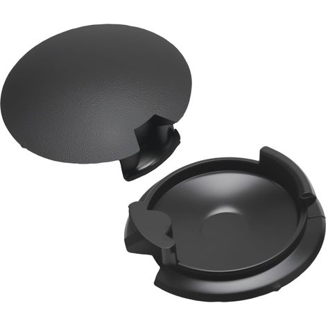 Lot de 2 capuchons de pare-chocs arrière de rechange pour Smart Fortwo W451 2008-2016 - Noir (1/5)