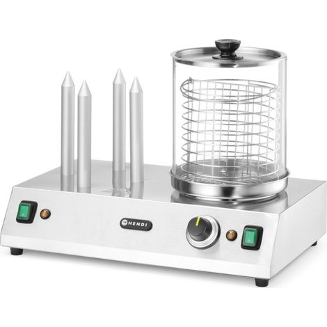 Scalda panini per hot dog con 4 spiedini 550 W