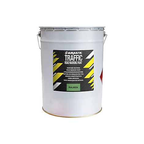 Pintura para señalización vial  bote de 25 kg  verde