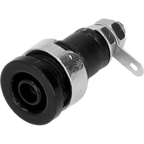 50 fiches bananes, 4 mm, haute performance, matériaux durables, accessoires de test électrique largement applicables, noir. (1/5)