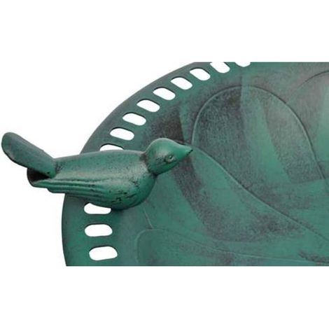 vidaXL Bañera para pájaros con pájaro decorativo (1/2)