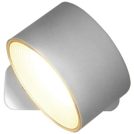 LED-Lampe mit USB-Ladestation, 2000 mAh, 3 Beleuchtungsmodi, Weiß (1/5)