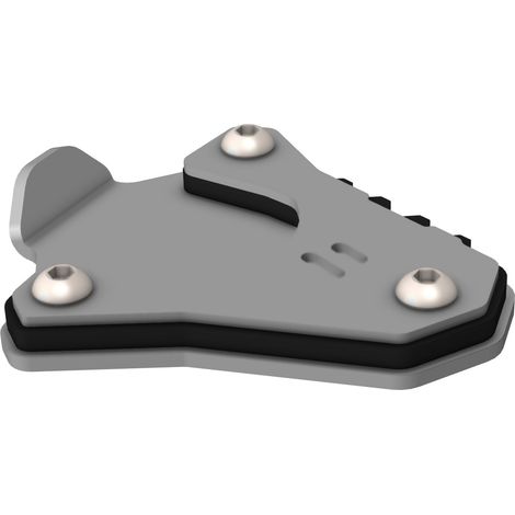 Estensione cavalletto laterale Crosspro nuova per KTM 690/790/890/1290 enduro/adventure SMC R '19-, Husqvarna 701 enduro/supermoto '20-, Norden 901 '22-, Gasgas ES/SM 700 '22-'24 argento/nero
