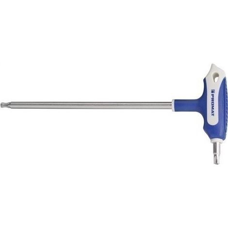 Destornillador con tamaño transversal T 25x150mm de empuje lateral TX con agujero PROMAT