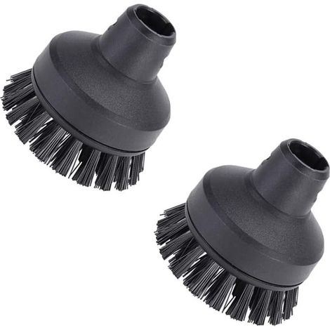 Petite brosse ronde pour nettoyeur vapeur Kärcher SC1 SC2 SC3 SC4 SC5 SC6 SC7 (2 Big Round Brush) (1/5)