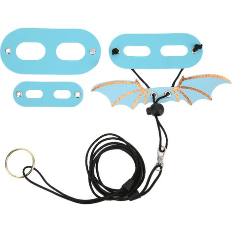 Laisse réglable pour lézard, harnais pour dragon barbu, doux pour reptiles, petit animal, bleu (1/5)