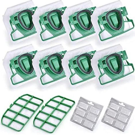 Pour Vk200 Fp200 Pièces Pour Vorwerk Kobold Aspirateur Sac Remplacement Filtre 8 Vk200 Sacs + 2 (1/3)